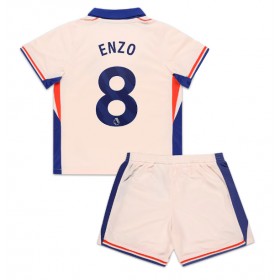 Chelsea Enzo Fernandez #8 Auswärtstrikot 2024-25 Kurzarm (+ kurze hosen)